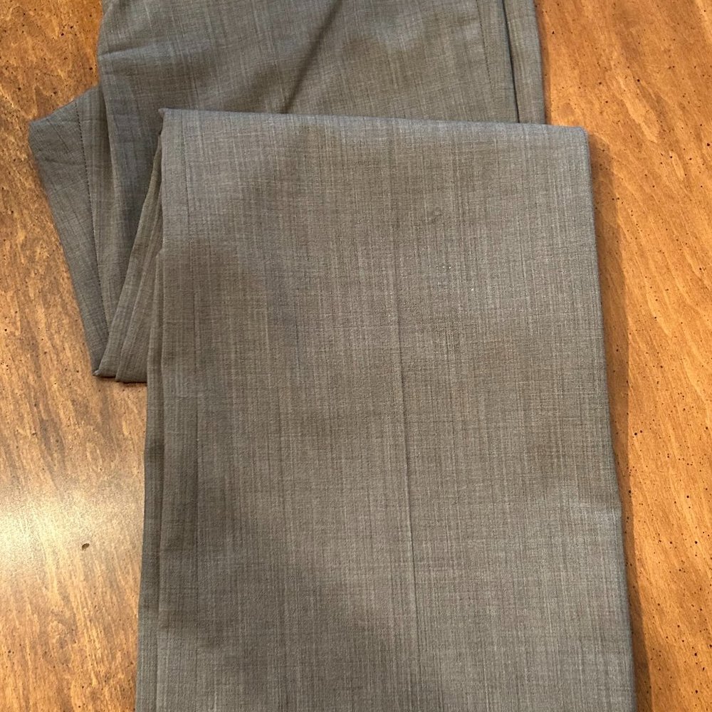 Grey Low Cut Wide Leg Trousers - image 8